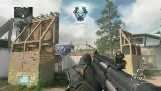 Bo2 cross map tomahawk mid game trickshot on rush