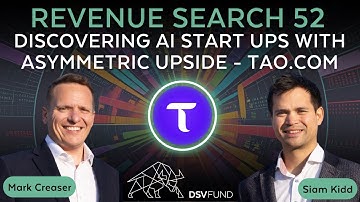 Bittensor Revenue Search 52 - Discovering AI start ups with asymmetric upside - Tao.com