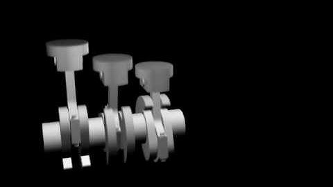 Straight 3 engine animation