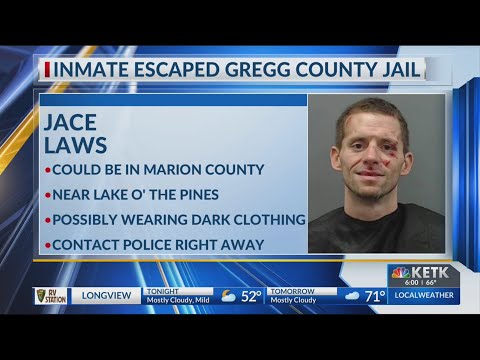 Gregg County authorities seeking escaped inmate