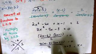 2 7 Solve Rational Equations with Extraneous Solutions