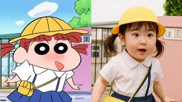 Shinchan Cartoon Characters In Real Life