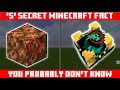 5 Secret Minecraft Facts You Probably Didn't Know ! 🔥