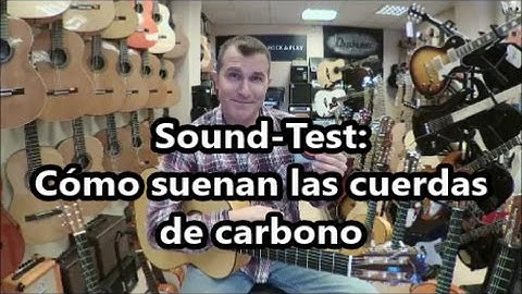 Cómo suenan las cuerdas de CARBONO [SOUND-TEST: EJ45 FF de D´Addario]]