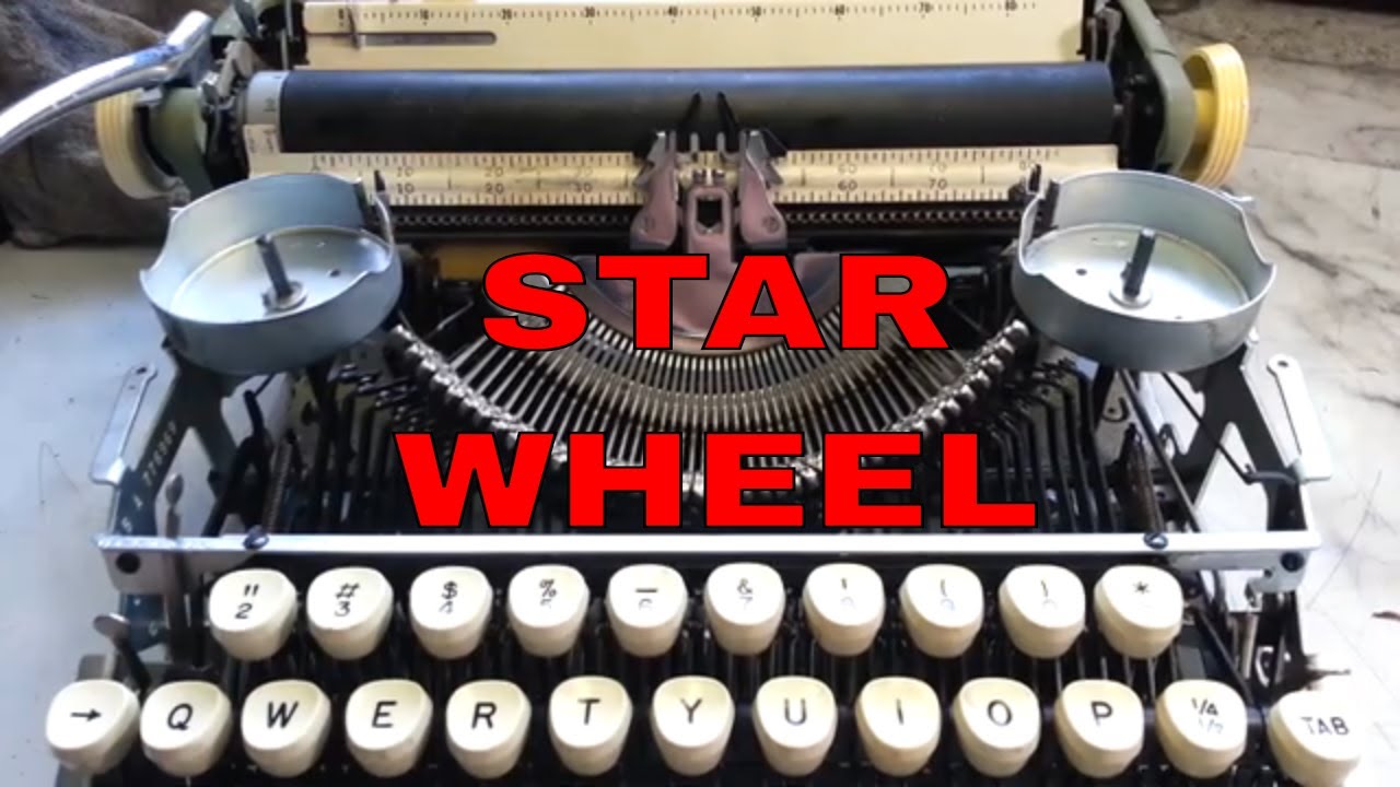 Smith Corona Escapement Removed Star Wheel from Typewriter without