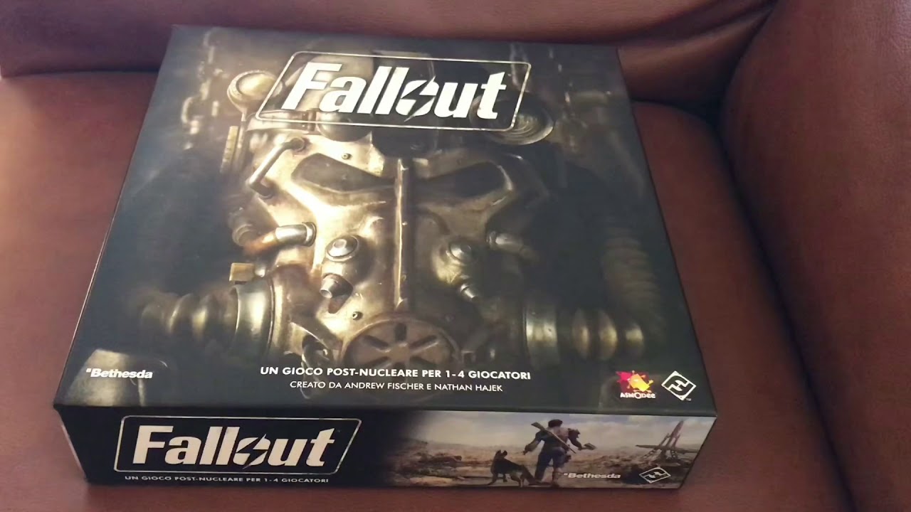 Fallout Gioco Da Tavolo Italiano Asmodee Unboxing
