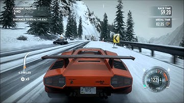 NFS The Run - Lamborghini Countach 5000 QV - Snow - i7 2600K - XFX HD 6870
