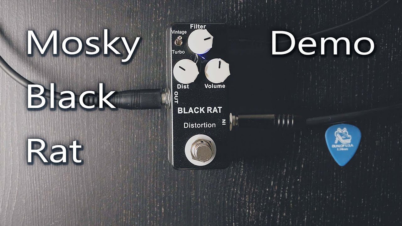 Mosky Black Rat + Demonfx Super Rat セット Mosky Super Rat Guitar Effect Pedal Hand-Made Three Mode