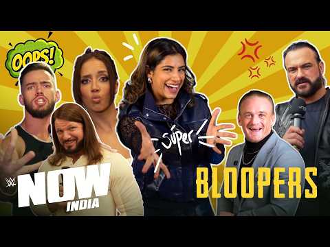 The Funniest Behind\u002Dthe\u002DScenes Moments: WWE Now India