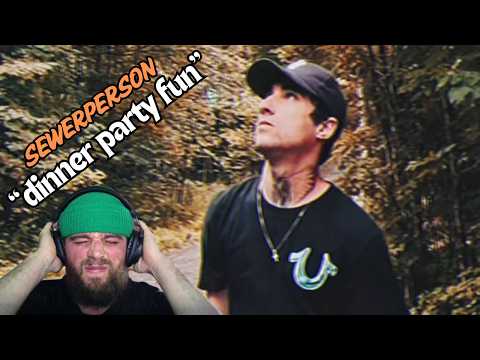 🔥sewerperson - dinner party fun / official music video (tiedforsilver x skellington) *1st REACTION*