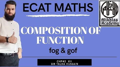 Ecat Maths Function ,  Gof & Fog Questions for Apttitude Test, Short Tricks | NED,Suet,KU,NUST,Fast