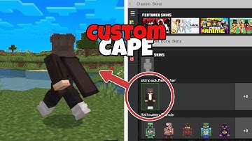 How To Get A CUSTOM CAPE on Minecraft Bedrock! (VISIBLE IN-GAME)