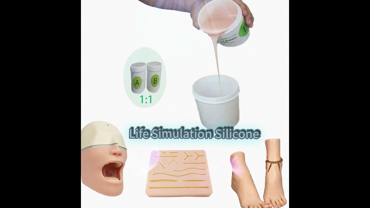 Skin Safe Silicone Rubber Lifelike Body Casting Silicone Compound