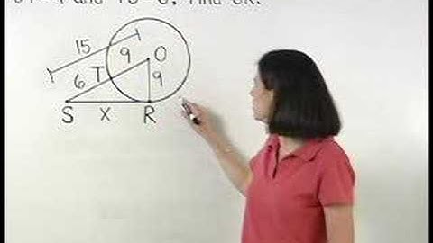 Tangents and Circles - MathHelp.com - Geometry Help