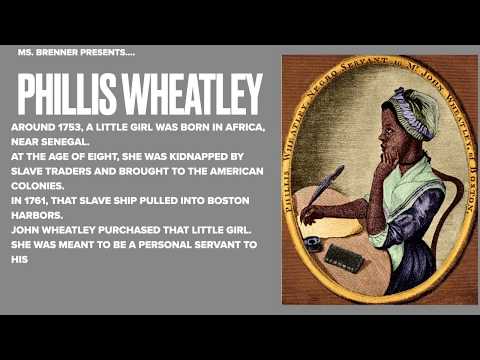 On Being Brought from Africa to America Phillis Wheatley