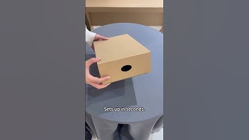 Self-Locking Bottom Corrugated Boxes: Strong, Stable, & Fully Customizable! #corrugatedboxes