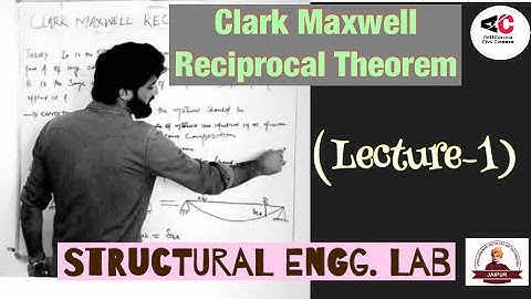 Clerk Maxwell’s Reciprocal Theorem | Structural Engineering Lab