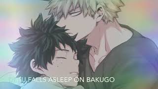 My Hero Academia Deku Falling Asleep On Bakugo Asmr Roleplay Bakudeku Audio