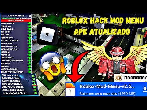 NOVO, MOD MENU DE ROBLOX, V2.513.418, DANDO ROBUX INFINITO?