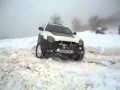 Izusu vehicross   off road in snow