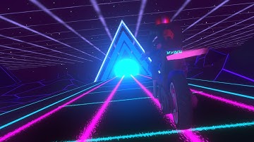 Gridbike - Synthwave Animation Loop