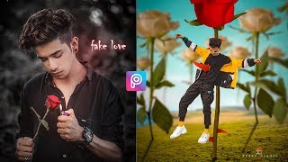 Picsart Killed By Rose Picsart Rose Love Photo Editing Tutorial In Hindi Xafar Studio