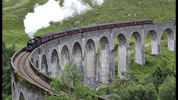 Lets build World of Harry Potter, Glenfinnan Viaduct Bridge Part 4