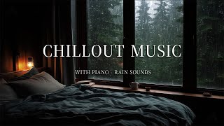 24/7 Relaxing Sleep Music - Soft Rain Sleep - Deep Sleeping Music - Piano Chill | Rain Sounds