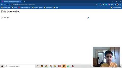 Echo, Print And Vars In PHP