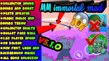 #DA2 mini militia immortal mod {mega mod} || V5.1.0 || by piano and tech shreyas ||