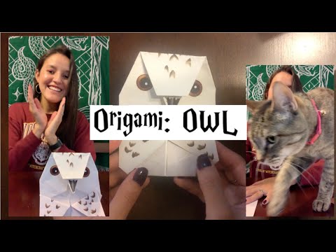 Harry Potter Origami: Snow Owl (Medium)