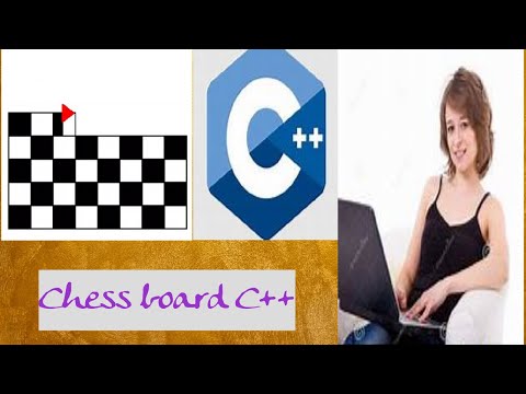 Drawing chess board through C++ || Turtle Drawing ||  Turtle Simulator