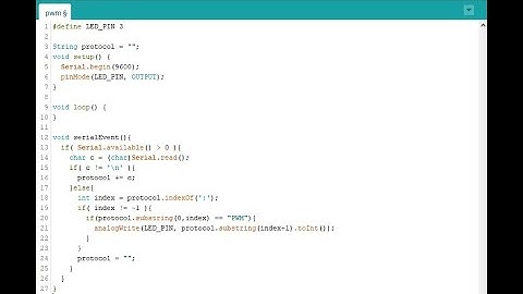 아두이노 pwm led 제어