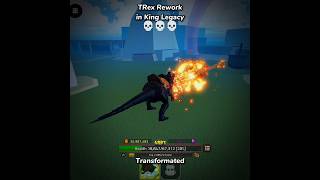 BloxFruits T Rex VS King Legacy Allo • X TRANSFORMED #roblox #bloxfruits #kinglegacy