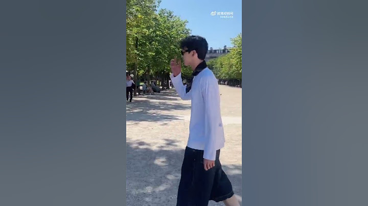 #白敬亭 Bai JingTing in Paris