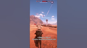 Battlefield 1 armored train destruction #gaming #battlefield1