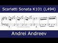 Domenico Scarlatti - Sonata in A major K101 (Andrei Andreev)