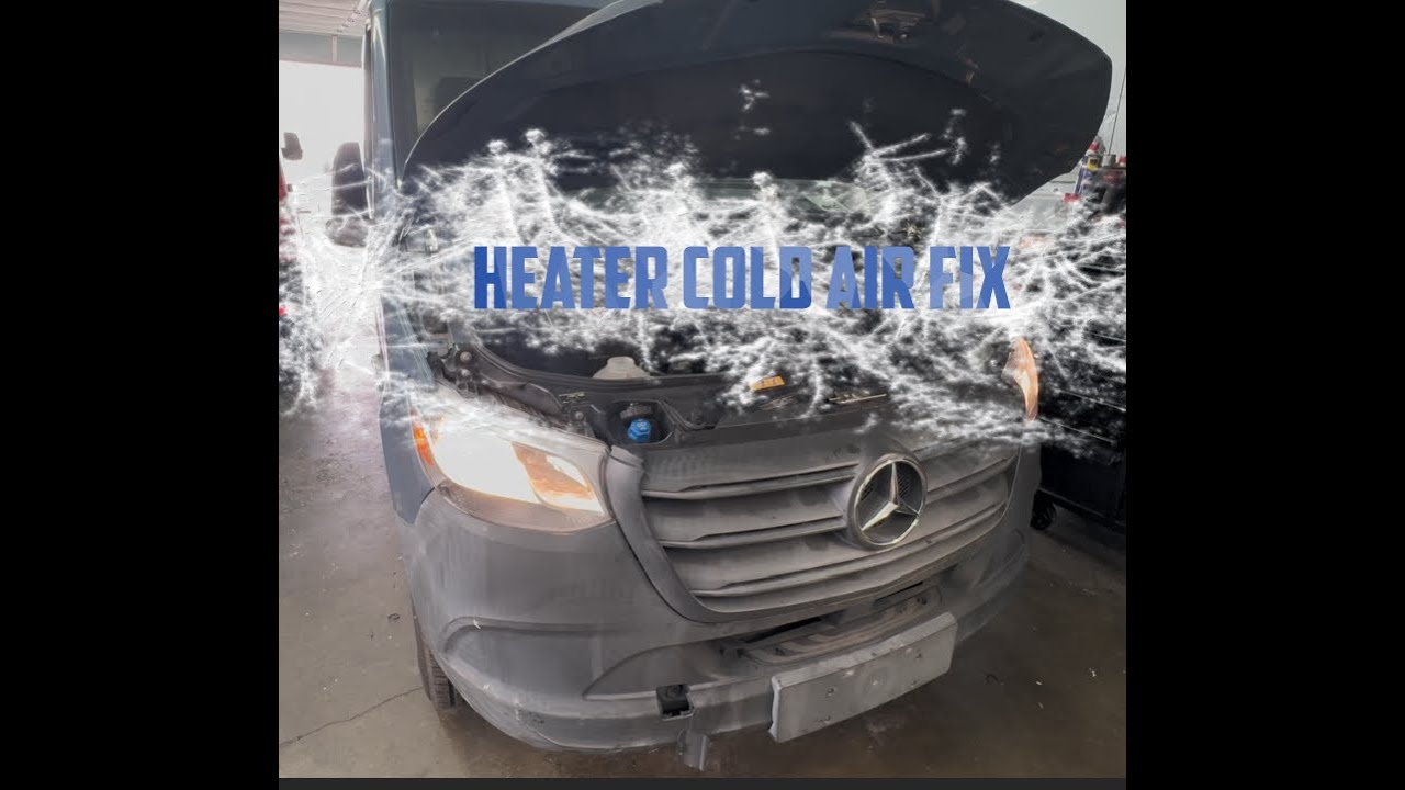 Ремонт печки Mercedes Sprinter 2019 года своими руками. Дует холодный воздух.