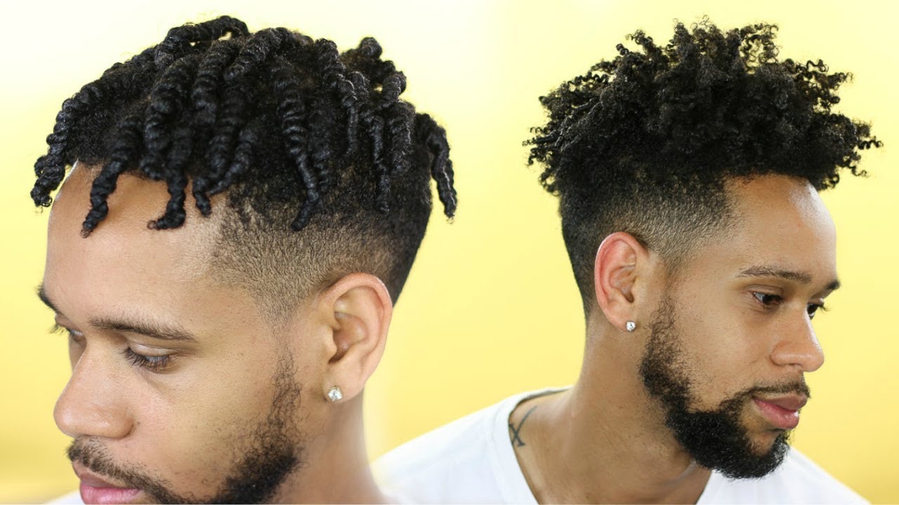 Men S Natural Hair Tutorial Twist Out Youtube