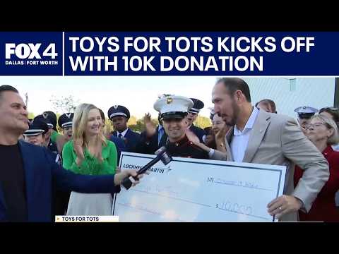 Lockheed Martin donates $10K to kick off the 2026 Toys for Tots campaign