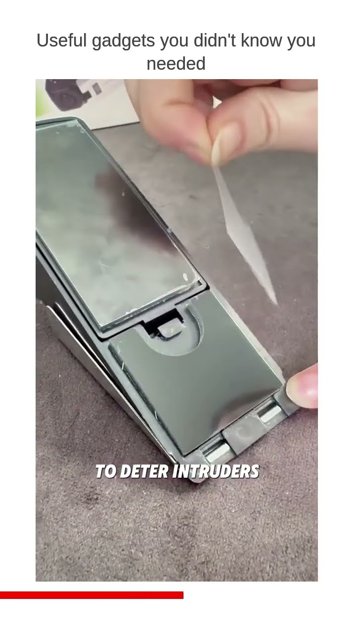 Product link in Bio The Portable Wireless Alarm Door Stopper is the perfect security solution for