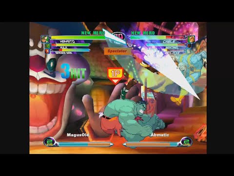 MvC2: MagusOld - Hayato/Hulk 100% Combo (Gamma Crush Glitch) .:3.9.22:.