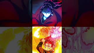 yoriichi & Tanjiro vs demon Slayer | who is strongest | #demonslayer #shorts