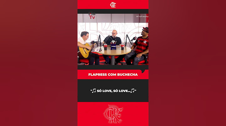 O cantor Buchecha participou do Fla Press e demonstrou todo seu amor ao Flamengo.