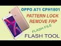 Remove Pattern Lock Oppo A71 Cph1801 2018 Done