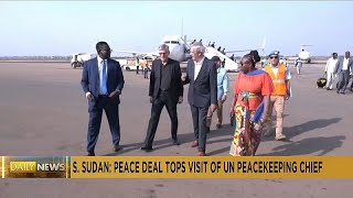South Sudan: Peace deal and elections top agenda on visit of UN envoy Resimi