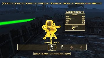 Fallout 4 crafting and tour of settlement