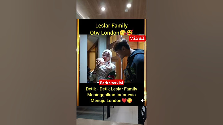 Leslar Family Otw London. momen  Rizky Billar pamit dedek Leshia mendapat sorotan warganet #shorts