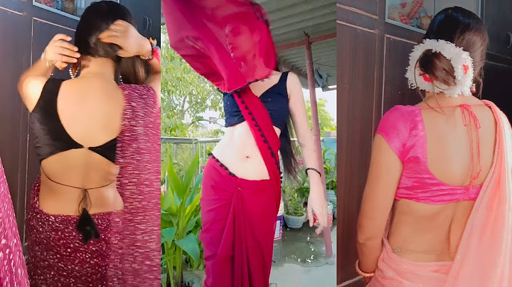 Dippi Kushwaha Transparent Red Saree and Chiffon Pink Saree With Matching Backless Blouse Looks