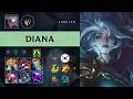 Diana Jungle vs Shyvana - KR Master Patch 26.10